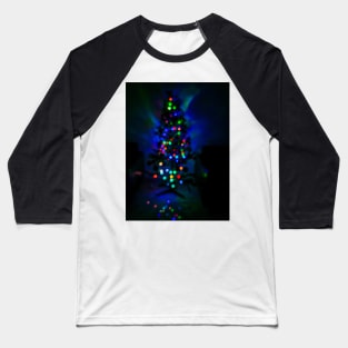 Christmas Tree Lights Photography Baseball T-Shirt